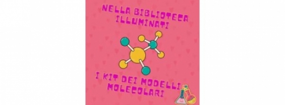 modellini molecolari in biblioteca
