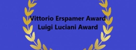 Vincitori dei premi Vittorio Erspamer Award e Luigi Luciani Award