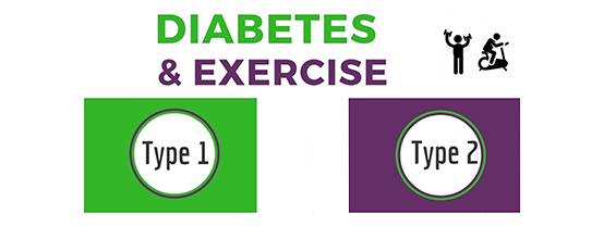 Diabetes & Exercise: type 1 and type 2