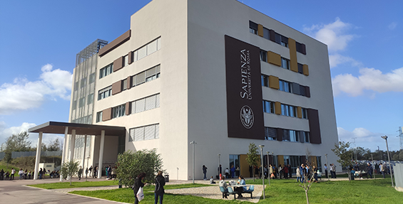 Panoramic view of the new Sapienza building