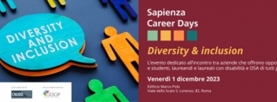 Sapienza Career Days - Diversity & Inclusion