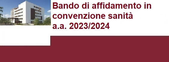  Bando affidamento insegnamenti in convenzione sanità a.a. 2023/2024