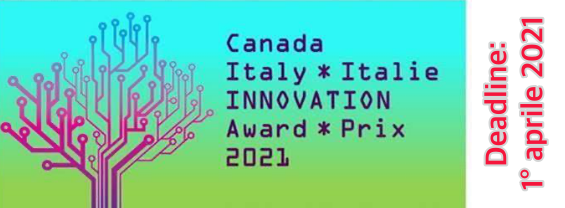 Premio Canada-Italia per l'Innovazione 2021.