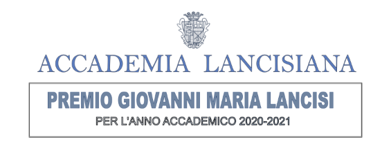 Premio "Giovanni Maria Lancisi" per l'Anno Accademico 2020-2021.