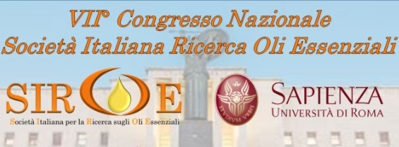VII Congresso Società Italiana per la Ricerca sugli Oli Essenziali (S.I.R.O.E.)