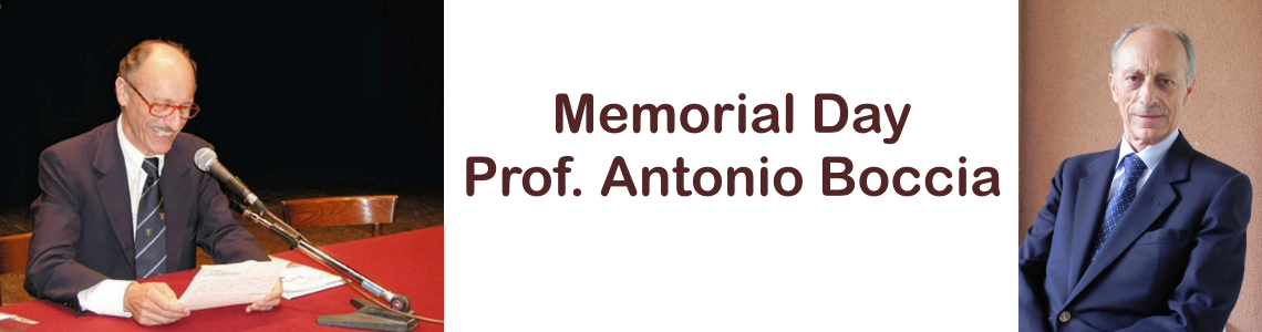 Memorial Day - Prof. Antonio Boccia