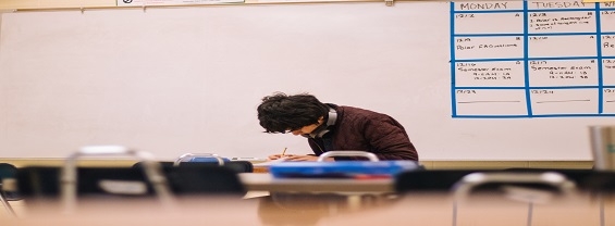 studente durante esame