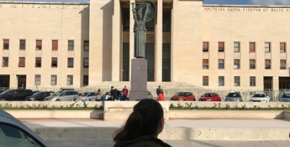 Minerva statue of Sapienza University