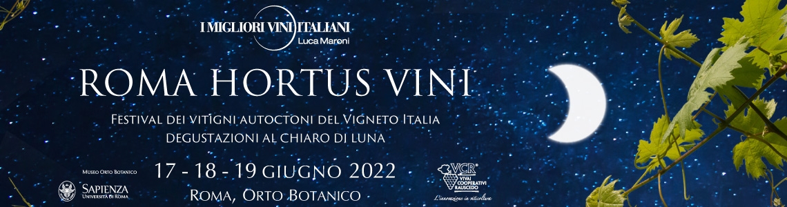 Roma Hortus Vini 17 - 18 - 19 giugno 2022