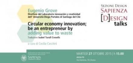 Lecture Circular economy innovation: be an entrepreneur by adding value to waste