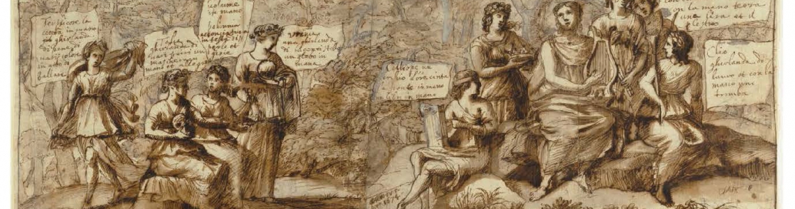 Apollo e le Muse, Claude Lorrain, 1674, J. Paul Getty Museum
